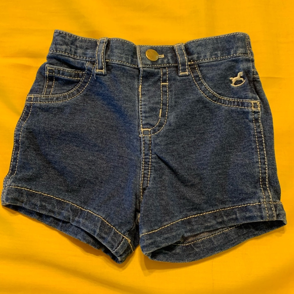 0-3 month Faded Glory denim shorts